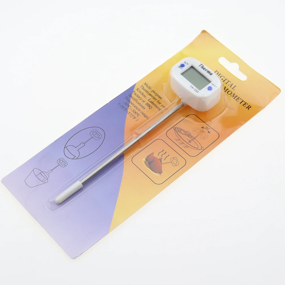 Поворотный Цифровой Кухонный Термометр электронный градусник для измерения