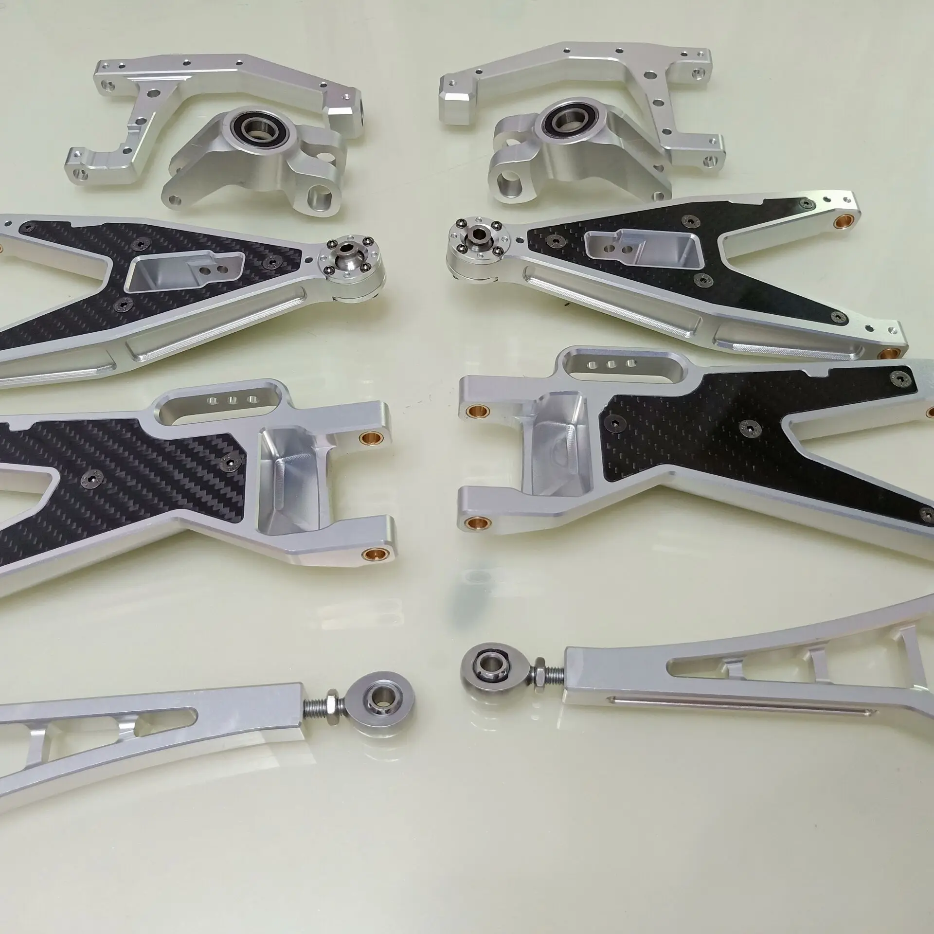 Baja 7075 мощность CNC подвеска сплава Arm набор с хаб Перевозчик набор для hpi rovan baja 5b SS