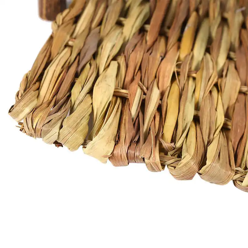 Хомяк ковыль маленький домашнее животное хомяк ручной работы из тканой травы