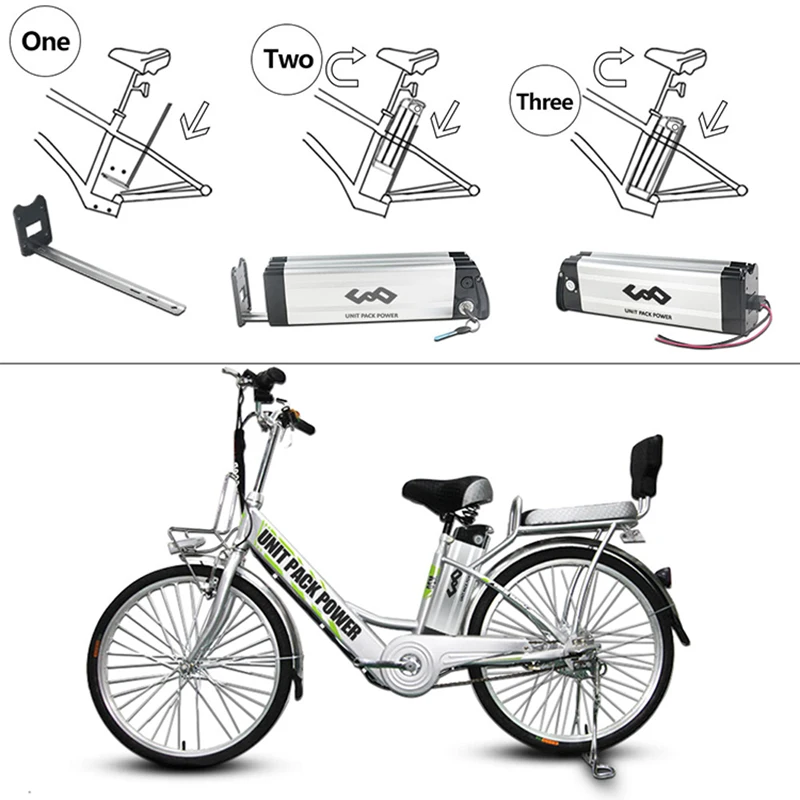 Аккумулятор Silver Fish 36 В 10 Ач 250 48 16 аккумулятор для электровелосипеда LG3200 1800-Вт MiFa Rex