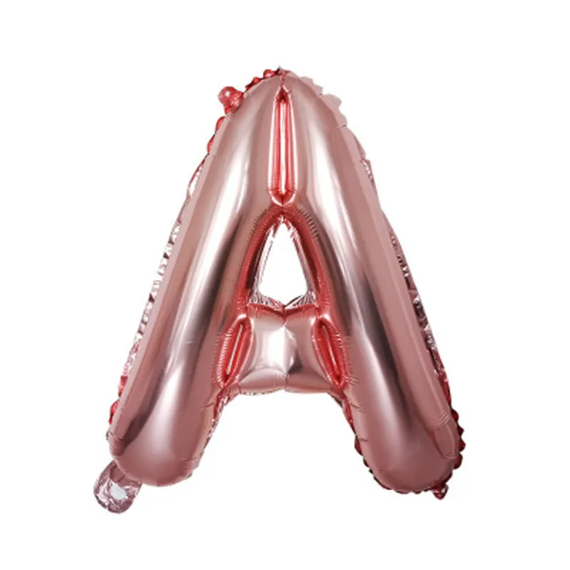 40 дюймовые розовые золотые буквы воздушные шары украшения для дня рождения