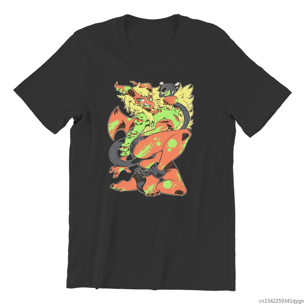 

Chimera Girl Men's T-shirt Custom Fashion Black Mens Clothes