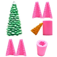 1pc christmas party decoration tree fondant candy baking mould candle baking tools decoration for christmas party new