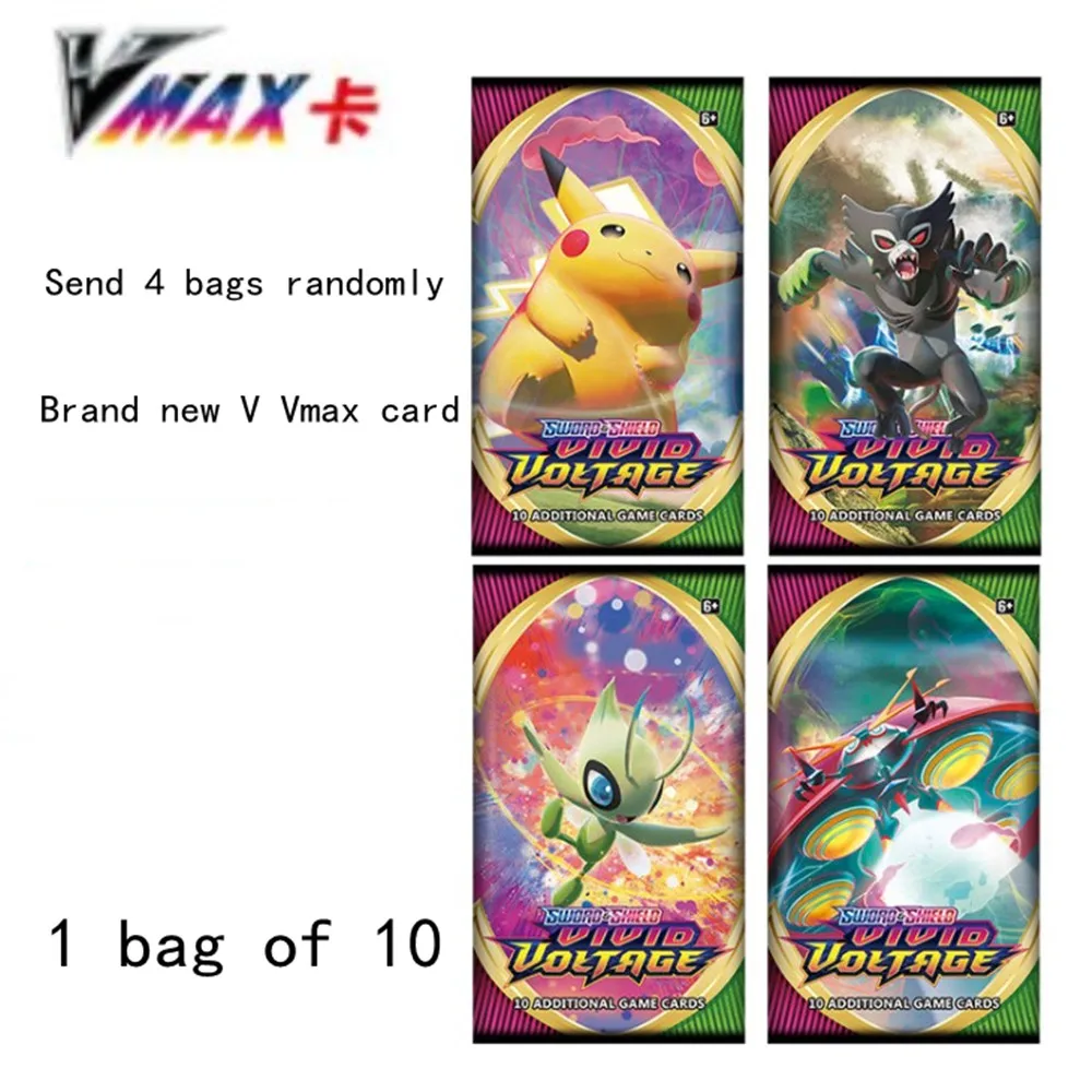 

16-20 шт. Покемон карта Vmax команда вверх непрерывный Бонд единый ум эволюции бустер коробка коллекционные торговые карты игра