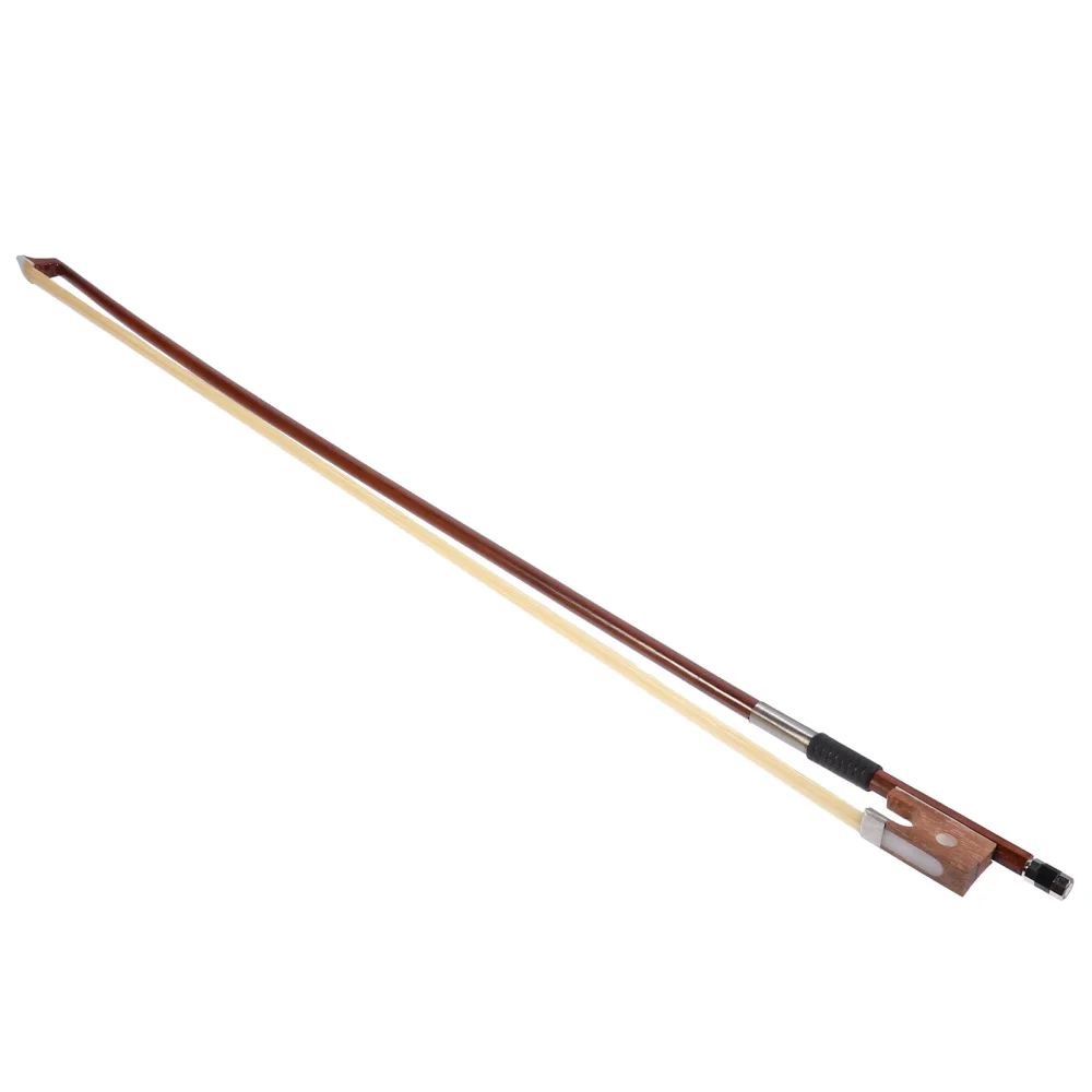 

1/10 Violin Bow Replacement Red Sandalwood Violin Bow With Horse Accessory