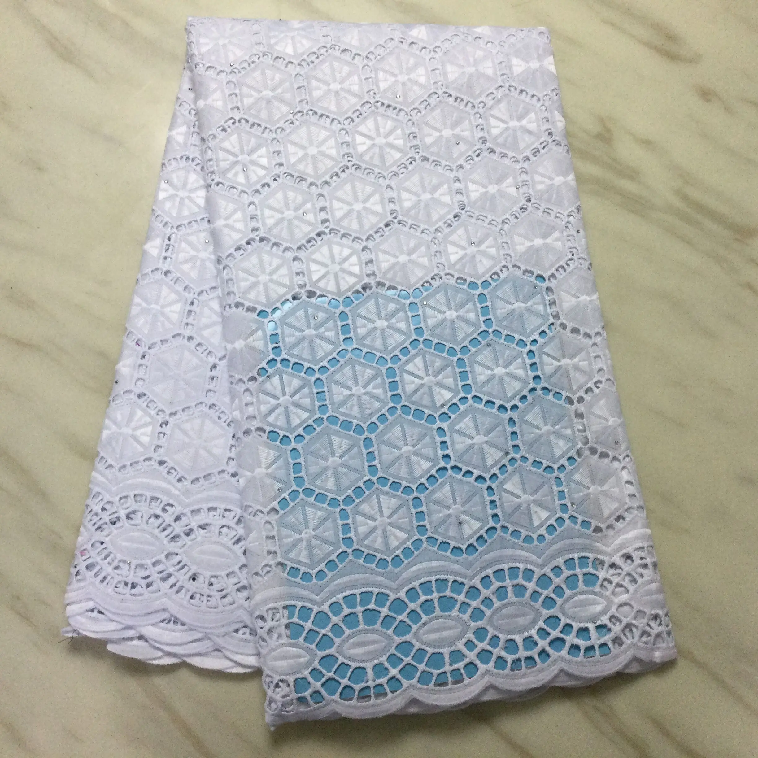 Африканская кружевная ткань с вышивкой новейшая швейцарская вуаль хлопковая для