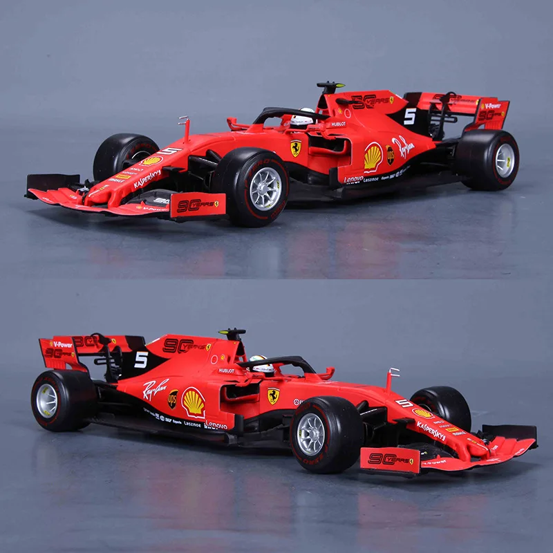 Burago 2020 Ferrari F1 Equation гоночный автомобиль Sf90 1:18 Модель автомобиля из сплава модель