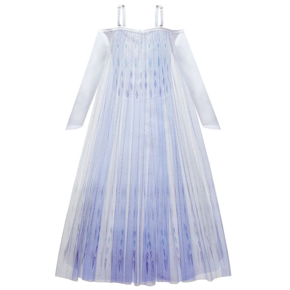 Снежная королева 2 летнее платье Эльза для девочек леггинсы комплект одежды