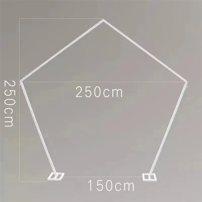 Реквизит для свадьбы железная пятиугольная рамка Геометрическая Арка sen декора