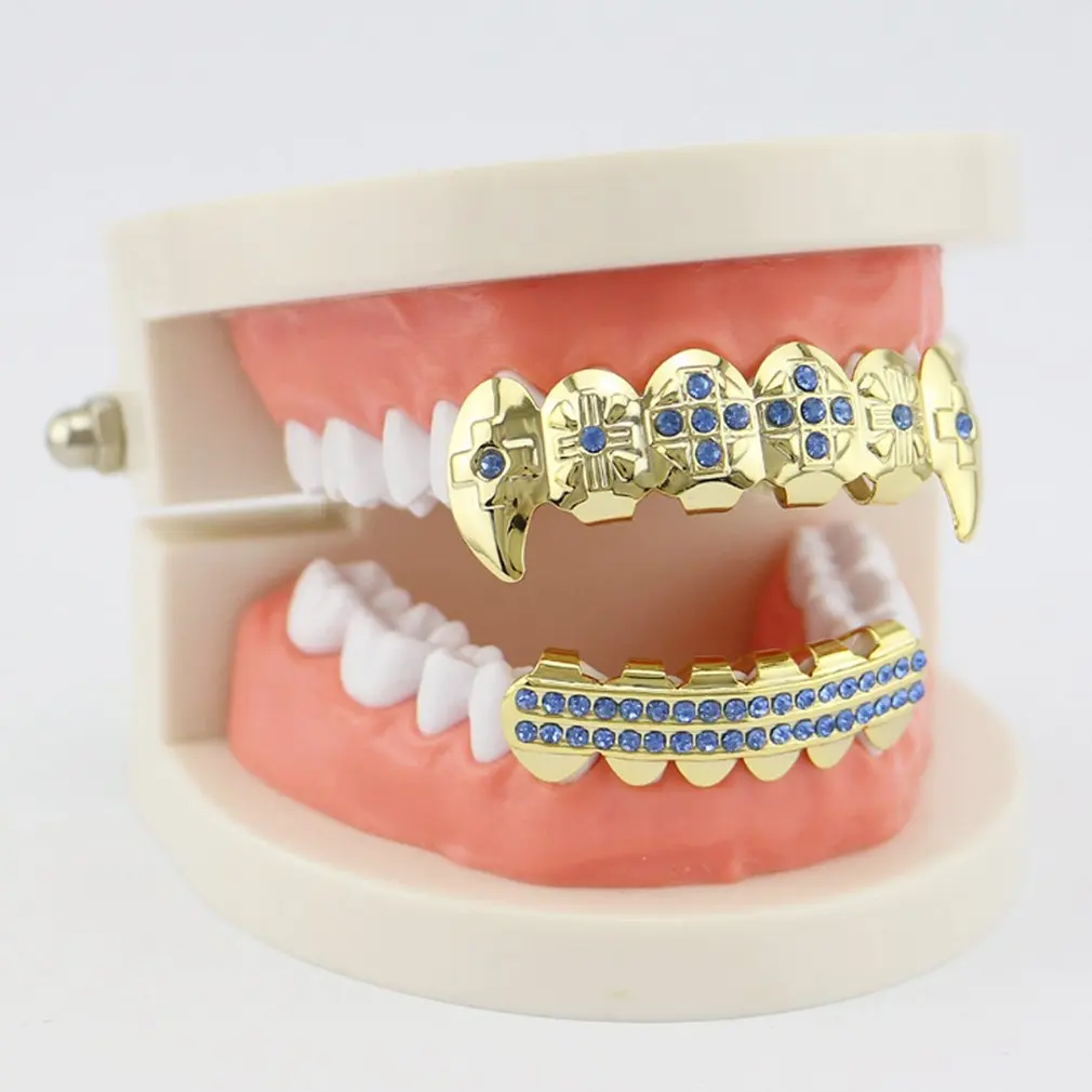 Набор украшений GENBOLI Металлические брекеты в стиле хип-хоп набор для Хэллоуина