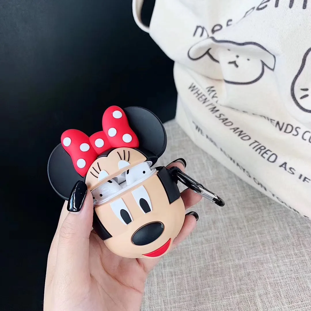 3D чехол для наушников Airpods 2 чехол силиконовый Кот мультфильм милые наушники чехол для Apple Air Pods Чехлы для наушников Аксессуары