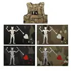 ИК-нашивка с черепом нарукавная нашивка, наклейка, аппликация, украшение, демон, тризуб, зло, сердце, декоративные большие Светоотражающие нашивки