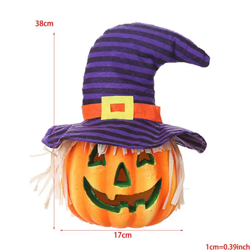 

Halloween Glowing Scarecrow Pumpkin Lights Lighting Toys Venue Arrangement Props Pumpkin Light Bar Halloween Decoration