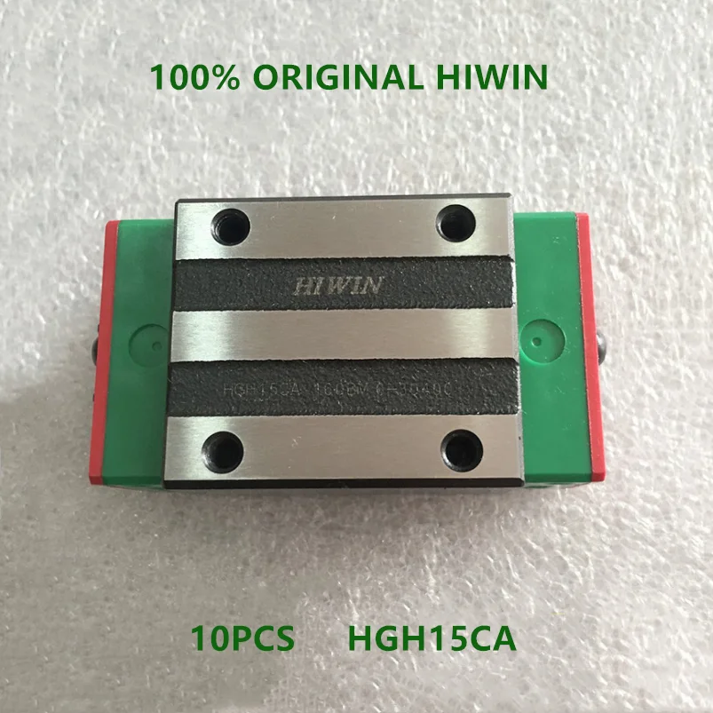 10 шт. 100% оригинальные Hiwin HGH15CA линейные узкие блоки сочетаются с HGR15 линейной
