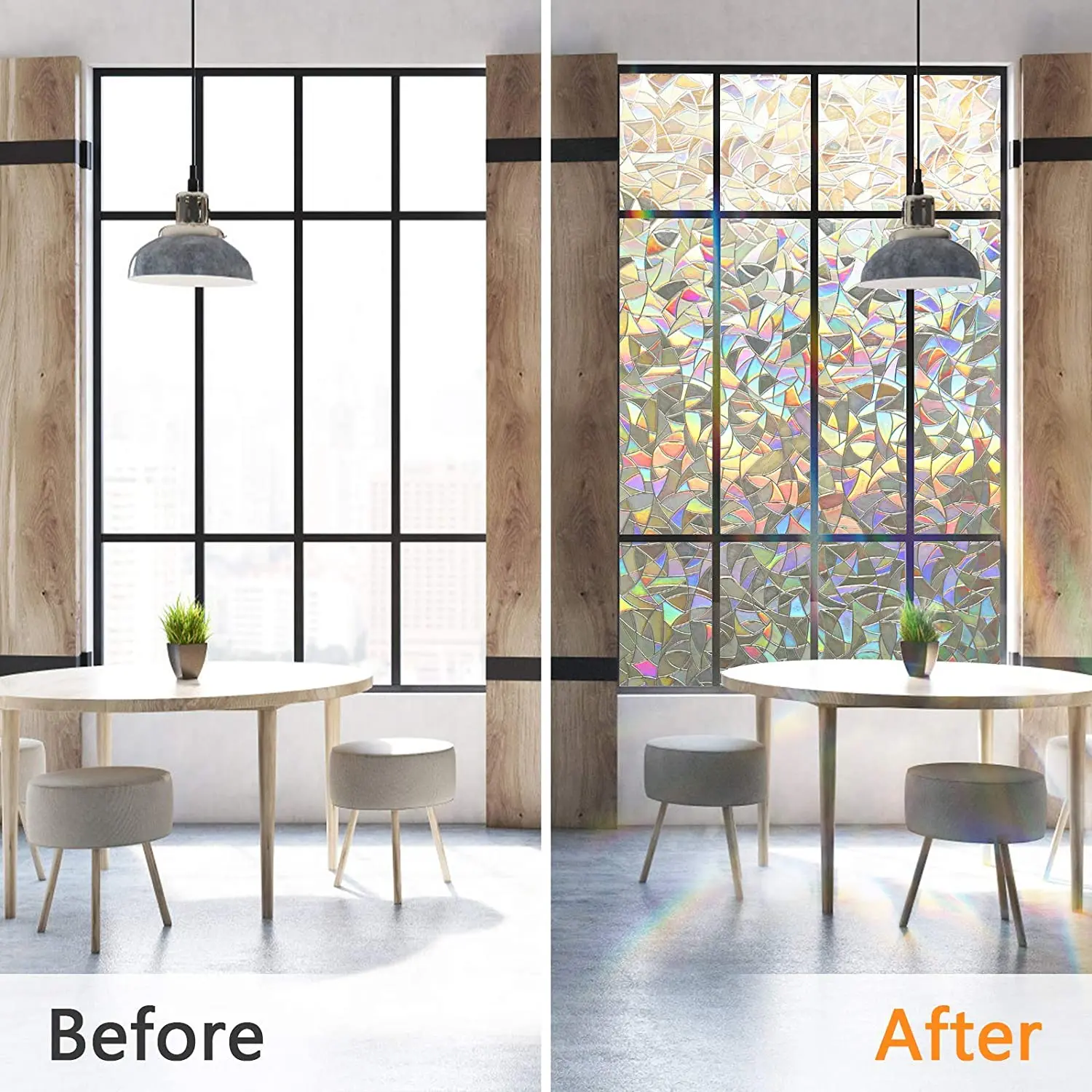 Стеклянные наклейки LUCKYYJ для окна 3D статическое украшение самоклеящиеся