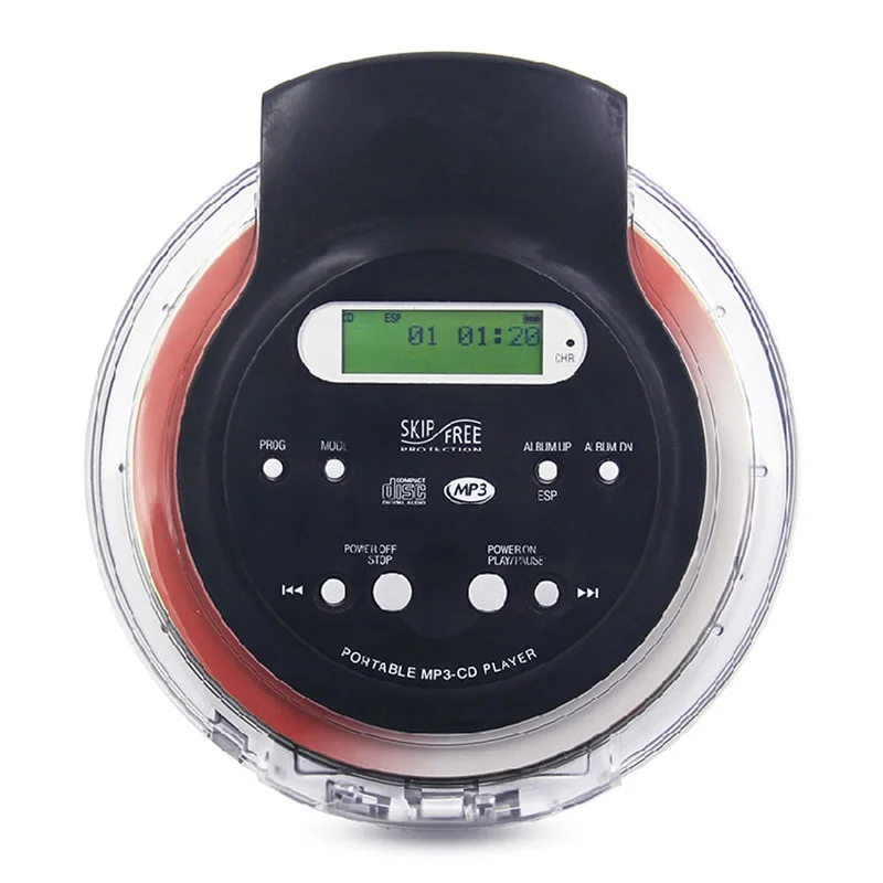 Portable CD Walkman music player single disc random playback function complete repeat audio output 3.5 compatible | Электроника