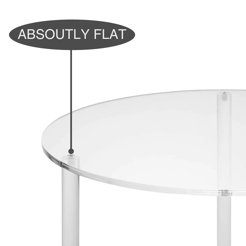 

3 Layers Durable Party Birthday Detachable Cake Stand Display Acrylic Practice Transparent Wedding Decoration Bakeware Round