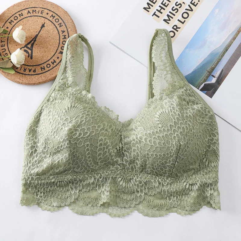 

Women Tank Crop Top Beauty Back Women Wide Straps Tops Sexy Lingerie Female Underwear Lace Camisole