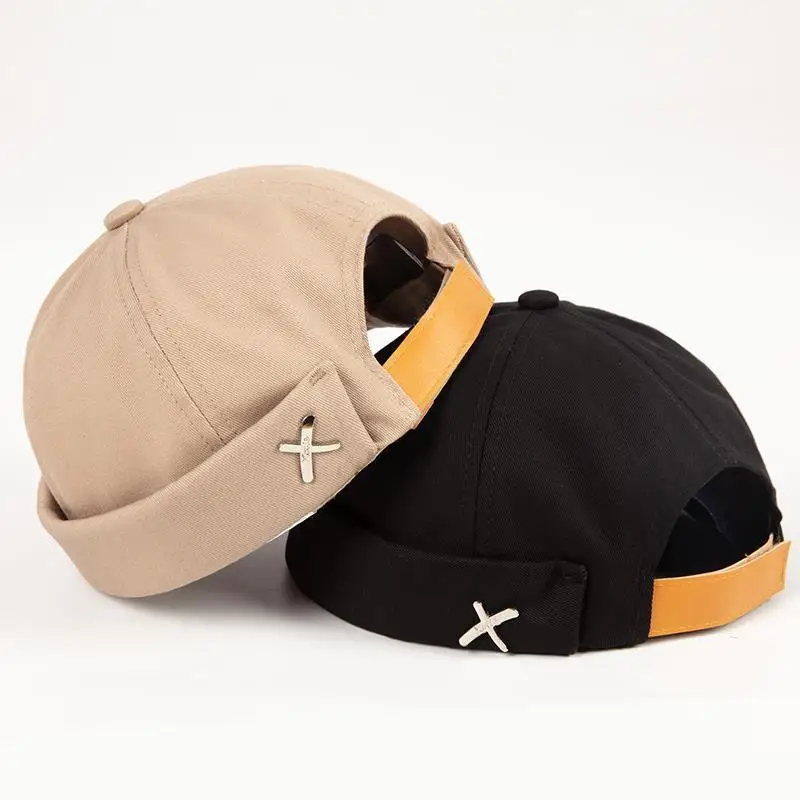 star same style Spring Summer Women Bucket Cap Brimless Cotton bonnets peaked cap Panama hat bonnet Fishing chapeu bucket | Аксессуары