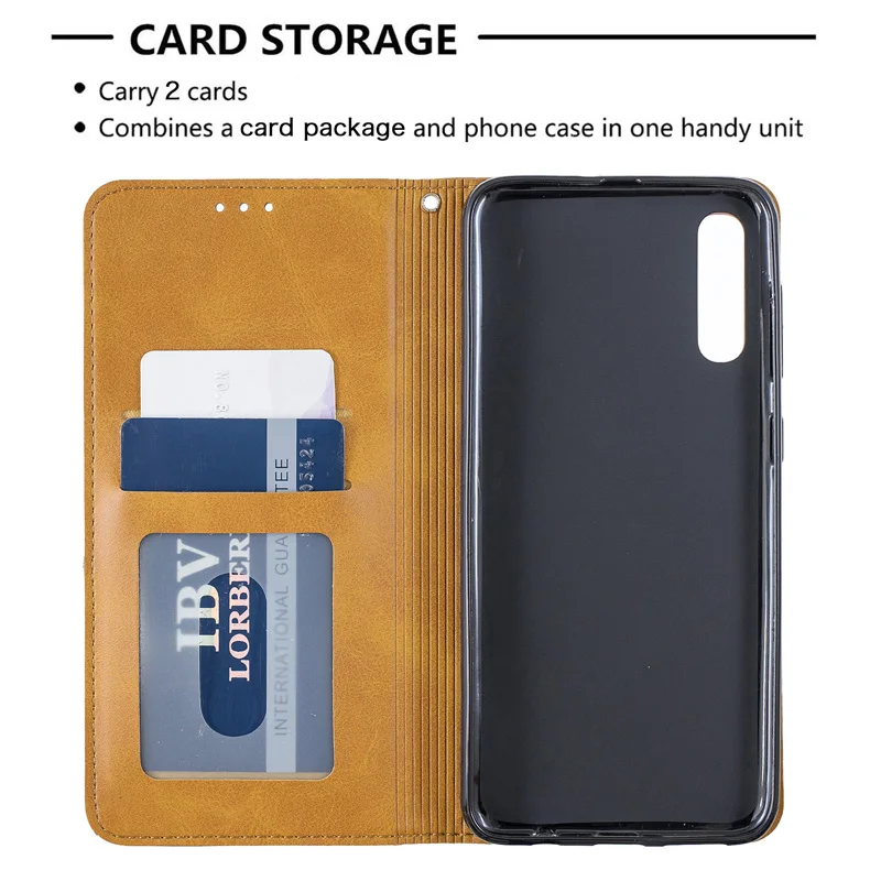 Кожаный чехол-бумажник с крышки для samsung Galaxy A50 SM-A505FN A70 A40 A30 A20 A10 A20E A10E S10 S10 S9 J6 J4 Plus M10 A7 чехол