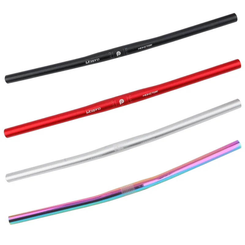 

25.4*540mm Folding Bike Straight Bar Bicycle Handlebar Replacement Flat Bar Cycling Racing Alloy Steering Wheel For Bicycle