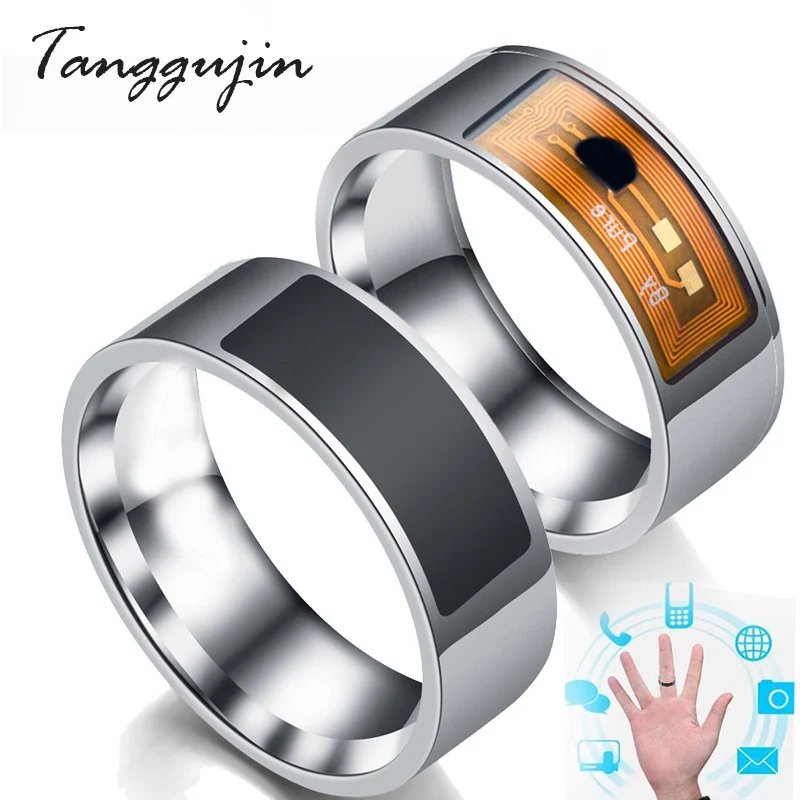 Смарт кольцо Tanggujin NFC из нержавеющей стали смарт с волшебным пальцем IC ID карта для