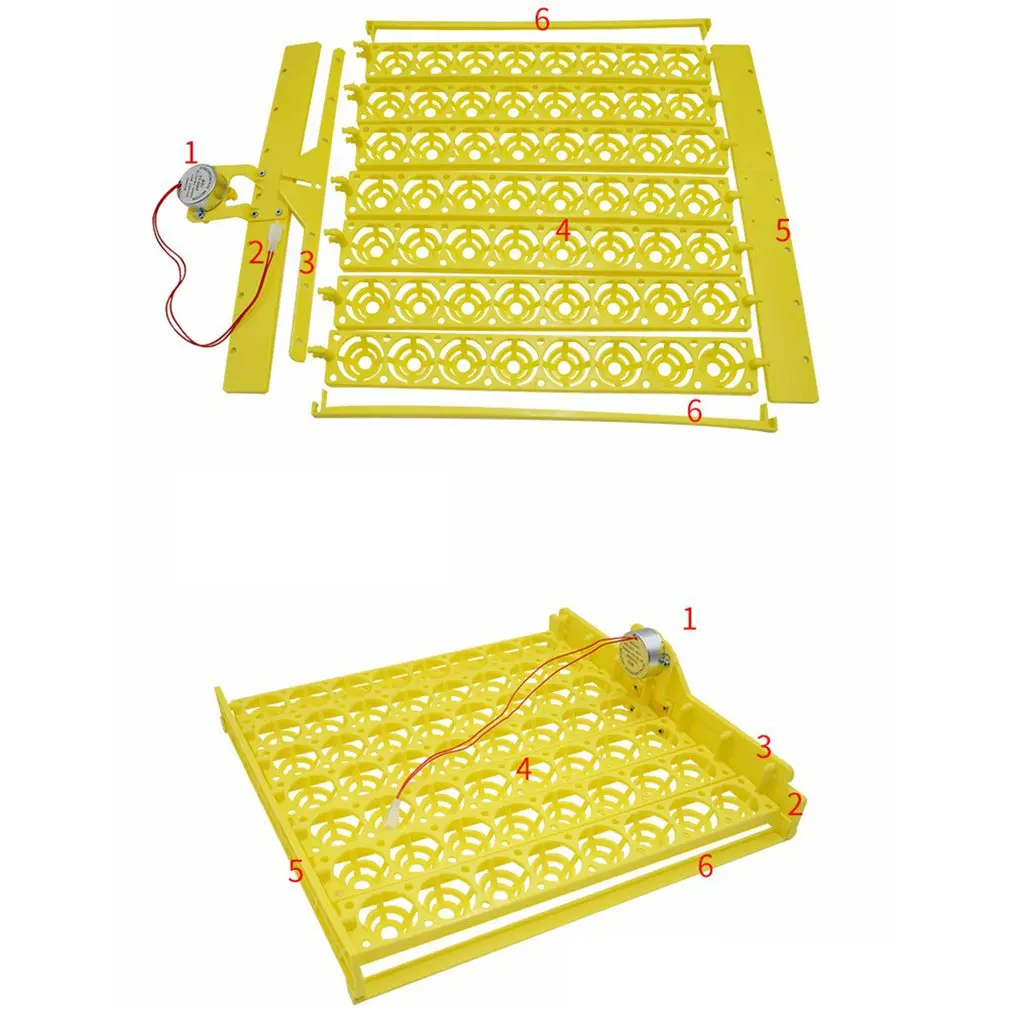 

High Incubation Rate Uniform Heating Bird Egg Incubator Automatic Egg Turning Hollow And Breathable Egg Tray