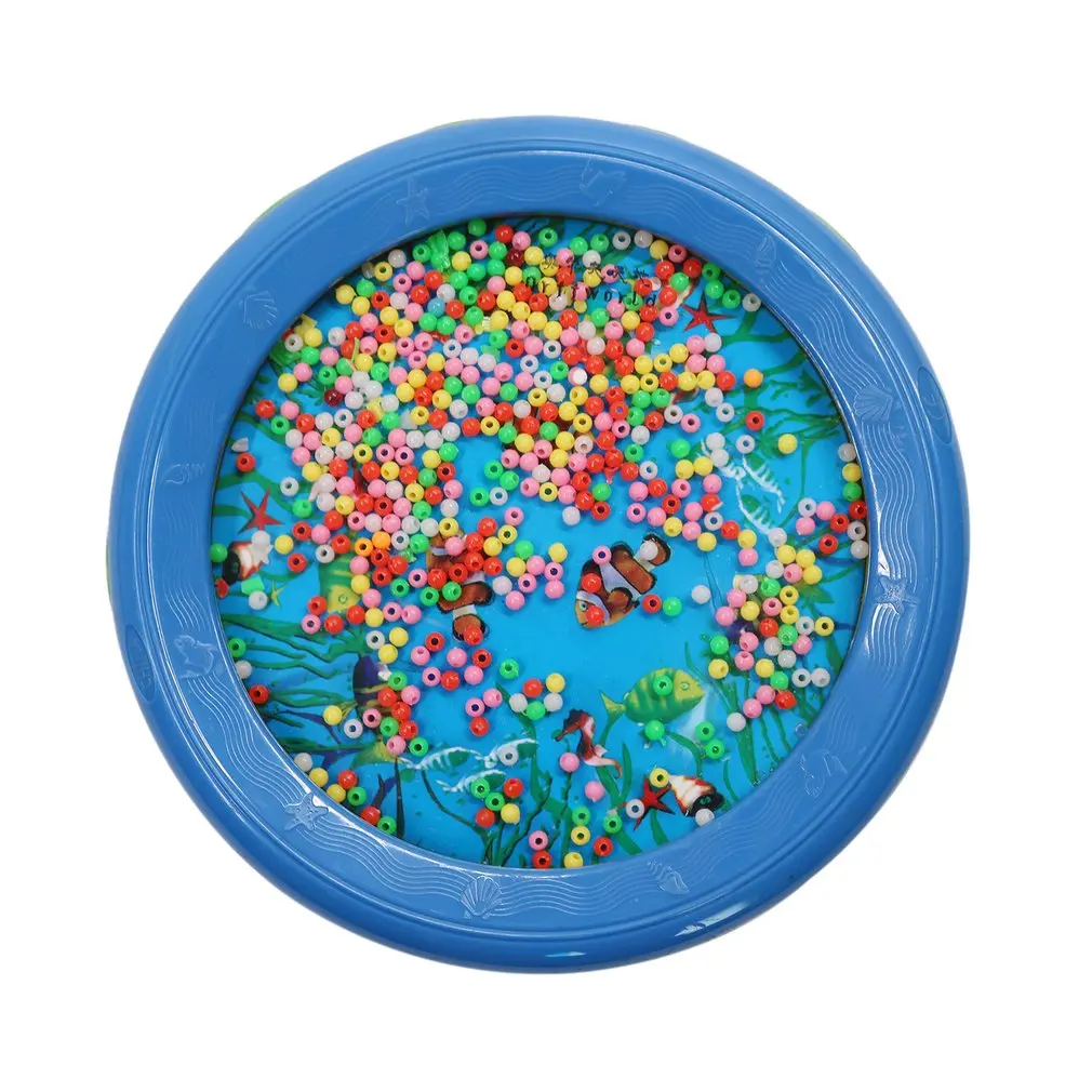 

Fashionable LYH18P Ocean Wave Bead Drum Sea Sound Musical Educational Toys Attract Attention Learning Toys for Gift