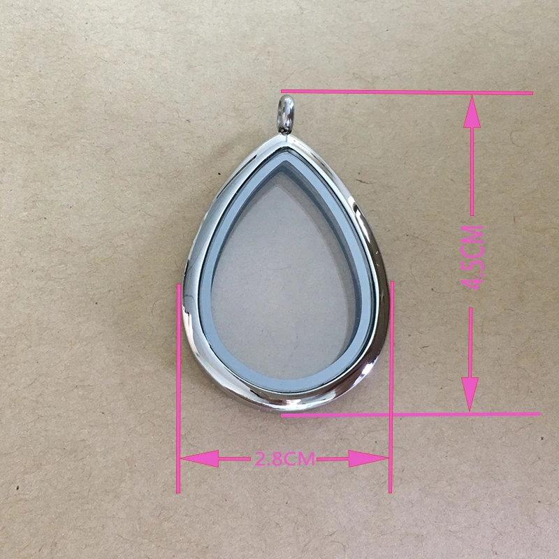 Новый дизайн магнитная застежка из нержавеющей стали серебряная капля воды