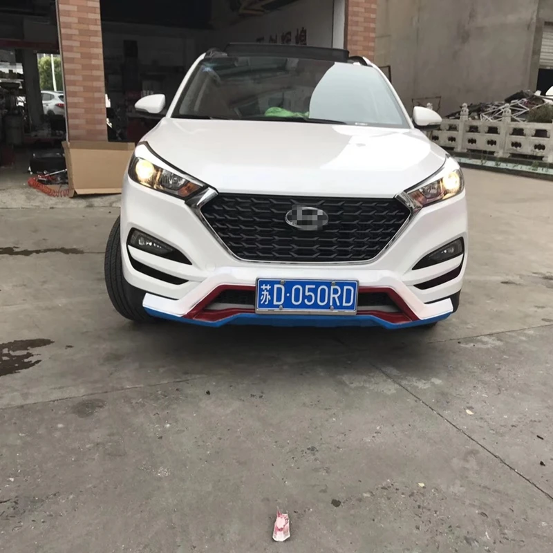 Для hyundai tucson 2015 2017 автомобильный Стайлинг ABS передняя крышка гриля отделка Авто