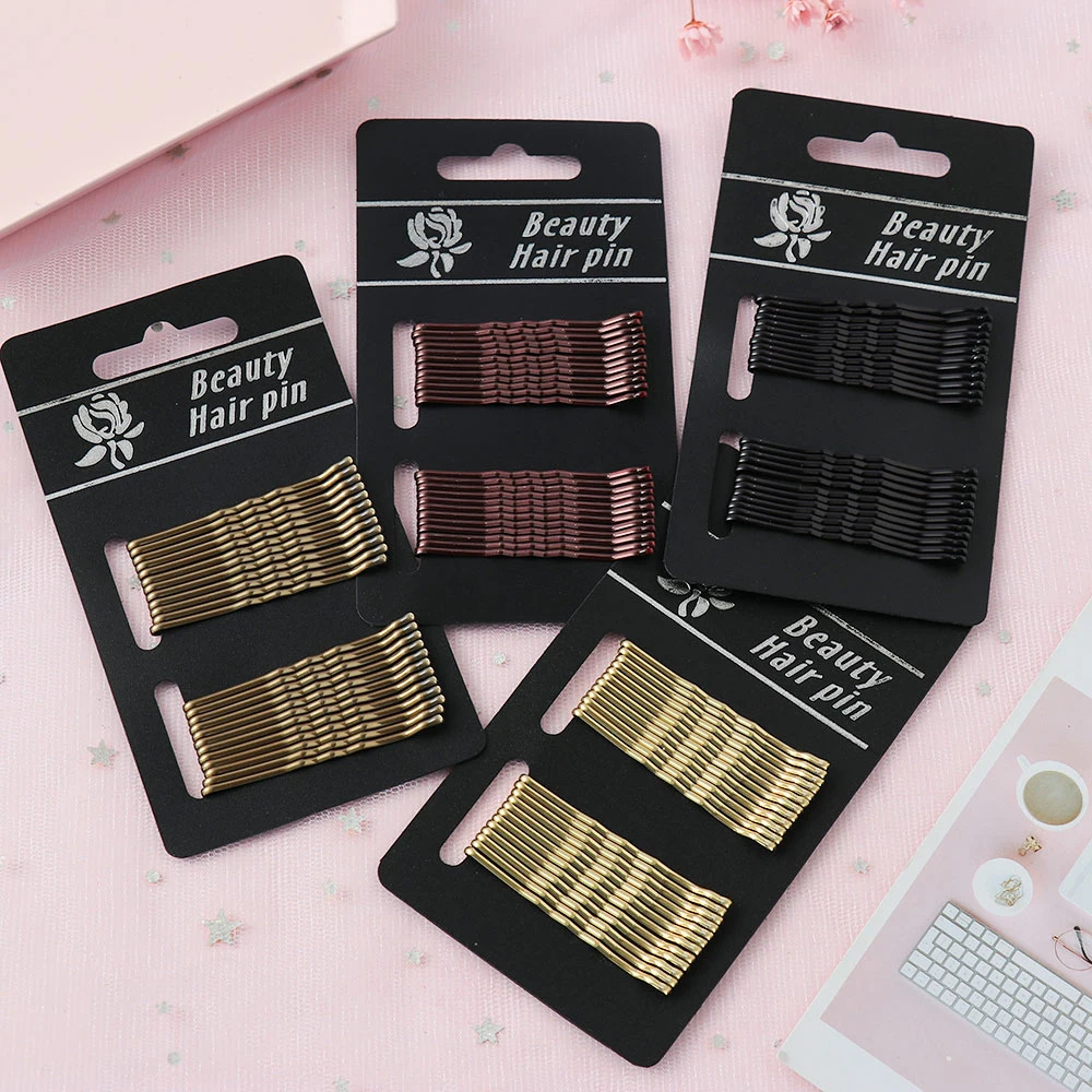 Женская заколка пряжка для волос черная/Золотая длиной 5 см| |