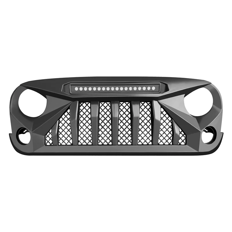 Матовая Черная передняя решетка Mars W светодиодный светодиодные фары для