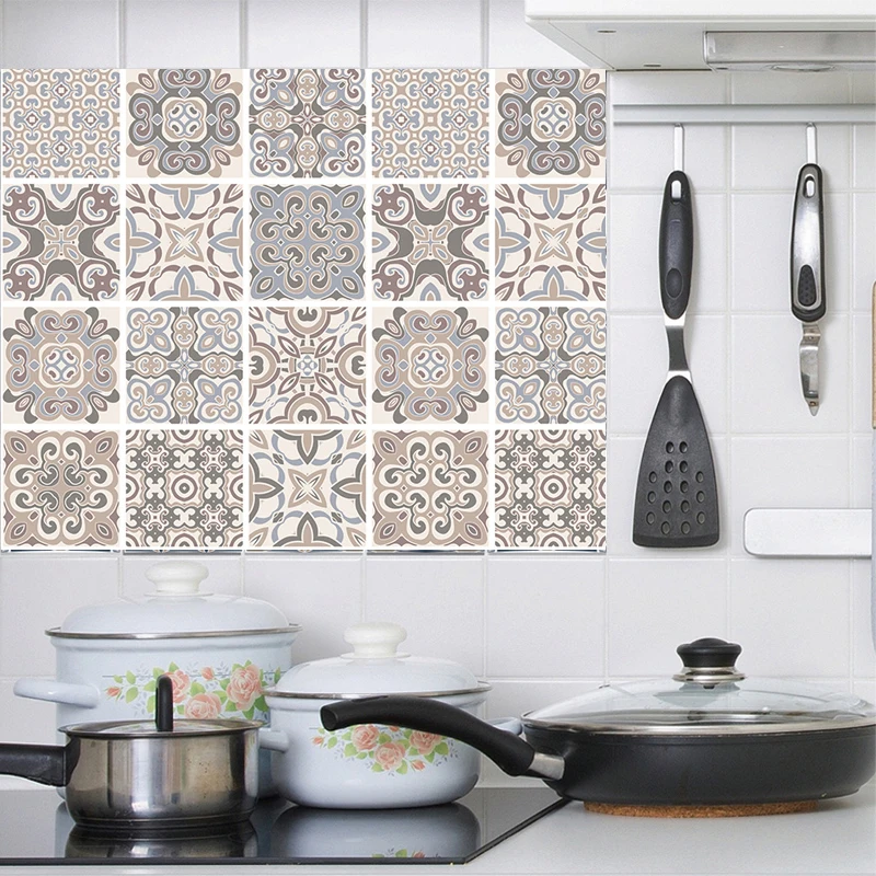 Марокканская Арабская ретро Наклейка на стену украшение для кухни лестницы