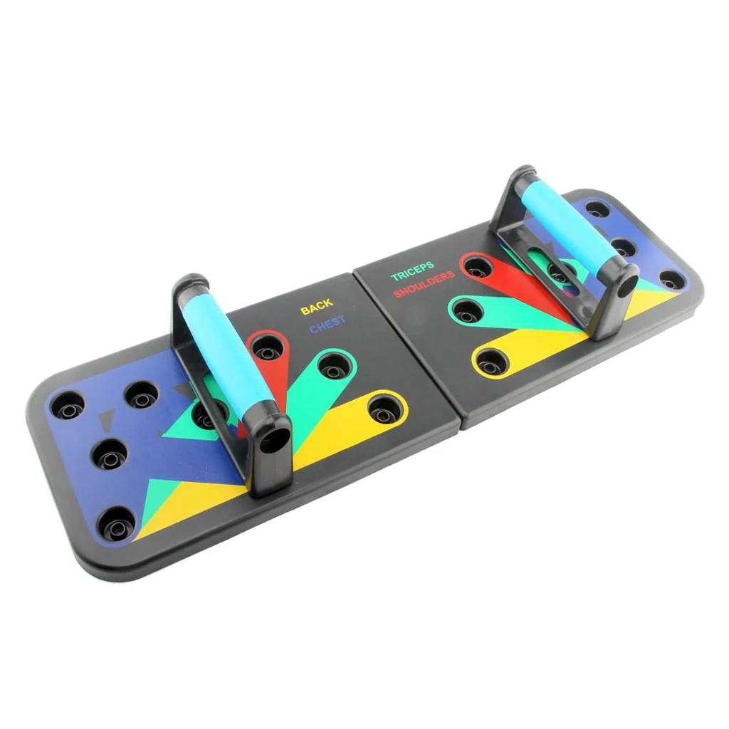 Складная доска пуш-ап 9 в 1 силовое оборудование для тренировок фитнеса | Спорт и