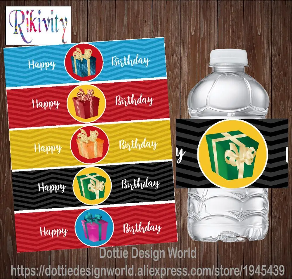 20 шт. этикетки для бутылок с водой в подарочной коробке|Украшения своими руками