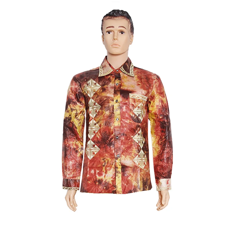 Африканская мужская одежда MD рубашки с вышивкой Дашики топы длинным рукавом 2021