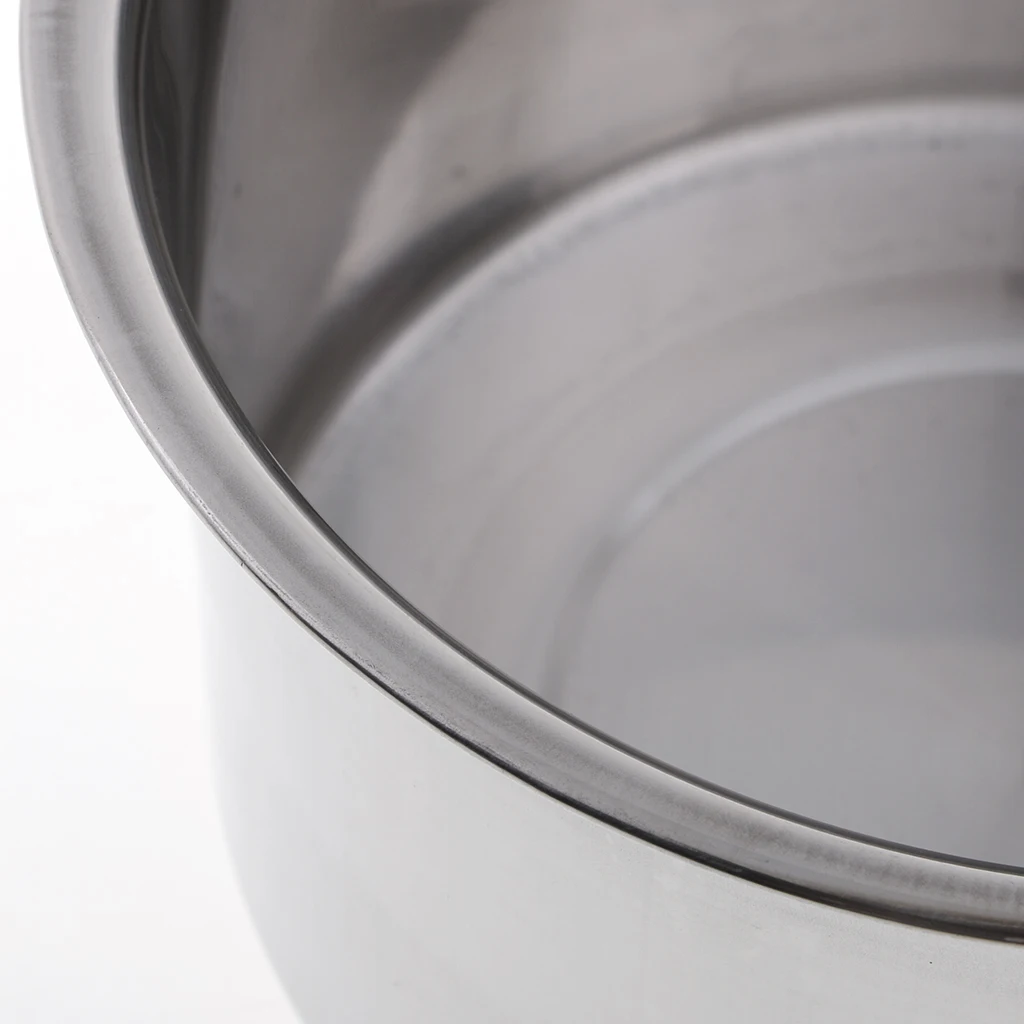 Подсвечник из нержавеющей стали с двойной основой котла воск для свечей ручной