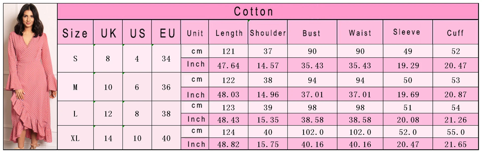 Женское платье в горошек с длинным рукавом оборками 2019 новое модное зимнее