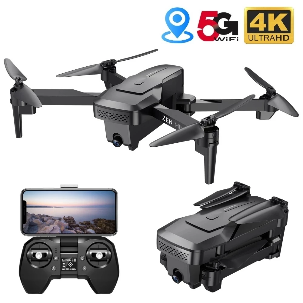 

Best VISUO XS818 GPS Drone 4K Camera HD FPV Drones with Follow Me 5G WiFi Optical Flow Foldable RC Quadcopter Professional Dron