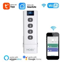 zigbee smart scene switch 4 gang remote smart home automation scenario with alexa google home smart home control intelligence