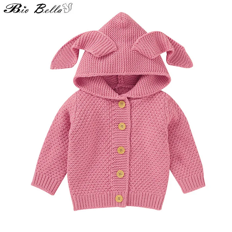 

Однотонный свитер для младенцев, Модная трикотажная одежда для мальчиков и девочек, Новогодний День рождения, Одежда для младенцев на осень...