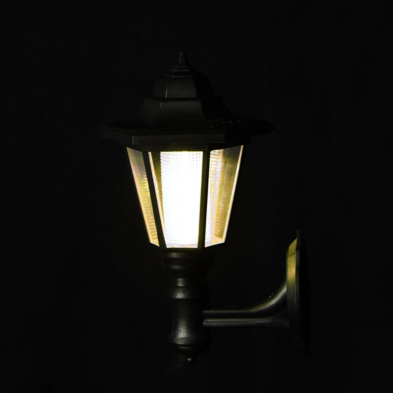 

Solar Power LED Light Path Way Wall Landscape Mount Garden Fence Lamp Outdoor