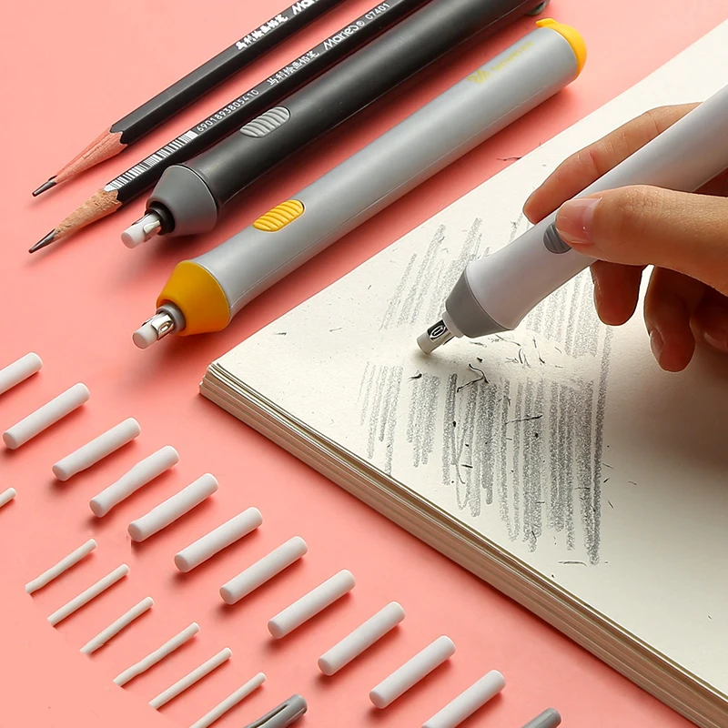 

Electric Mechanical Eraser Charging Kneaded Erasers For Kids School Office Supplies Sketch Highlights Painting Art supplies