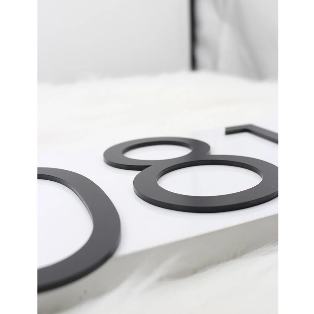 5-дюймовый номер дома для дверей отеля открытый Туалет табличка с именем