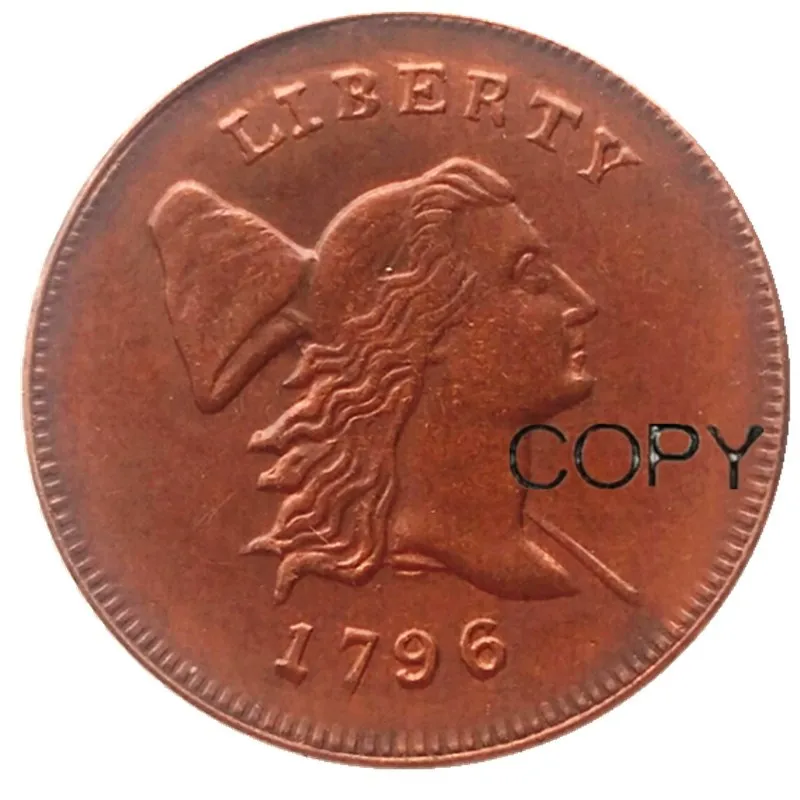 Копия медных монет Liberty Cap пол-цента 1794-1797 выбор даты | Дом и сад