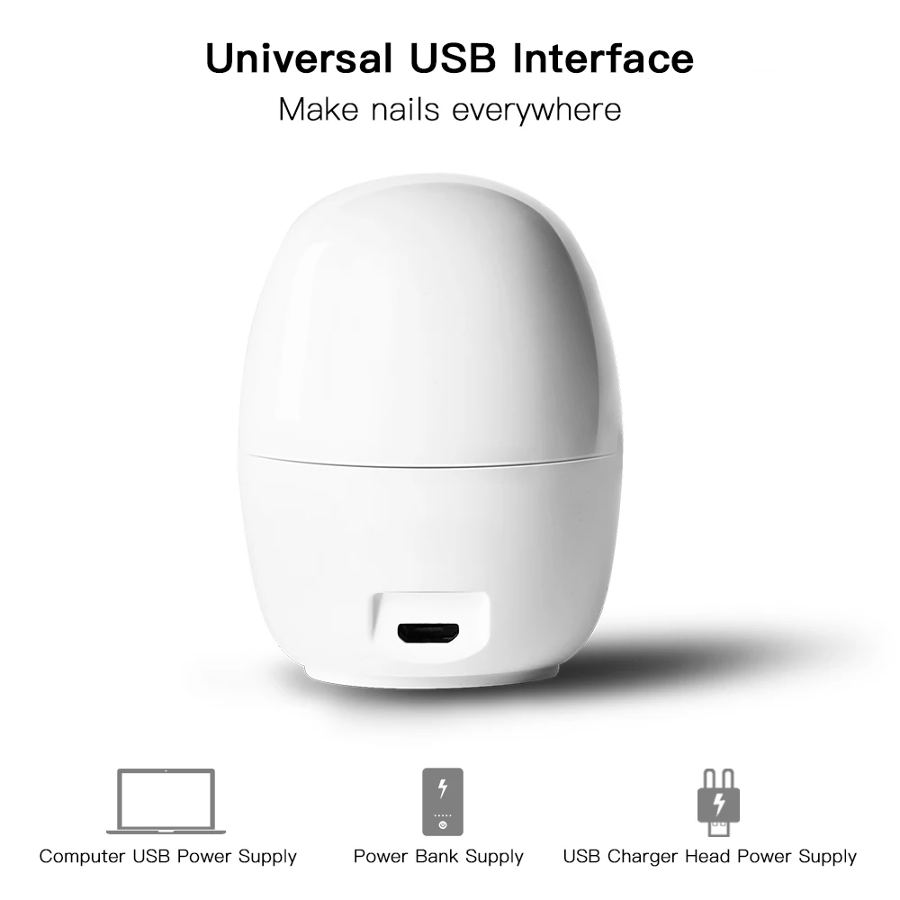 6 Вт мини USB УФ-лампа для отверждения геля для ногтей светильник для ногтей Гель-лак Сушилка для ногтей машина для дизайна ногтей PC& ABS горячая светодиодная УФ-лампа для ногтей