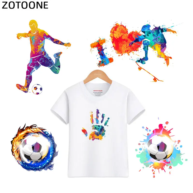 ZOTOONE термопереводные пластыри спортивные железные нашивки для одежды детская