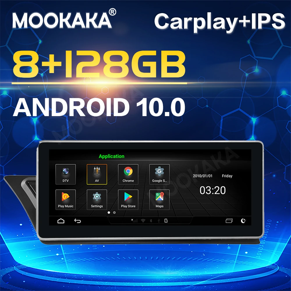 

Автомобильный плеер, 10,25 дюйма, Android 10, 8 ГБ, 128 ГБ, для Audi A4, A5, 2009, 2010, 2011, 2013-2015, автомобильный GPS-навигатор CarPlay, головное устройство DSP, IPS, стерео