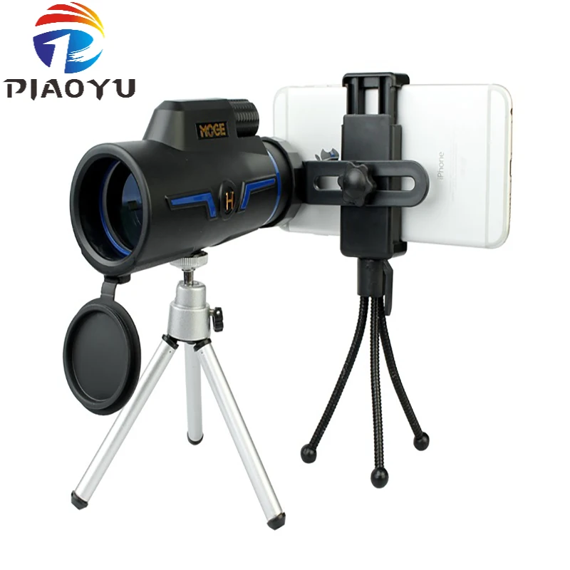 Оригинальный Монокуляр Moge 10x42 для смартфона высокой мощности HD телескоп лучшая
