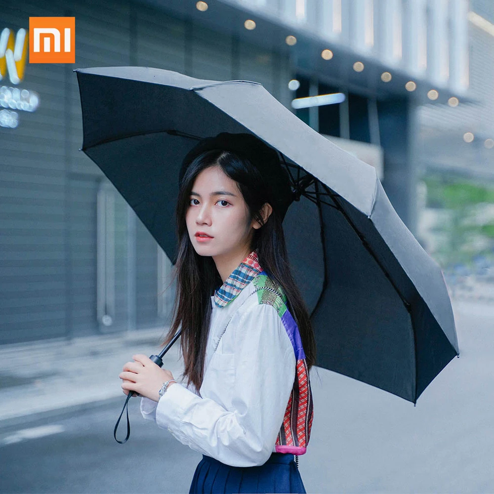 Автоматический зонт Xiaomi WD1 складной от солнца и дождя с защитой ветра воды